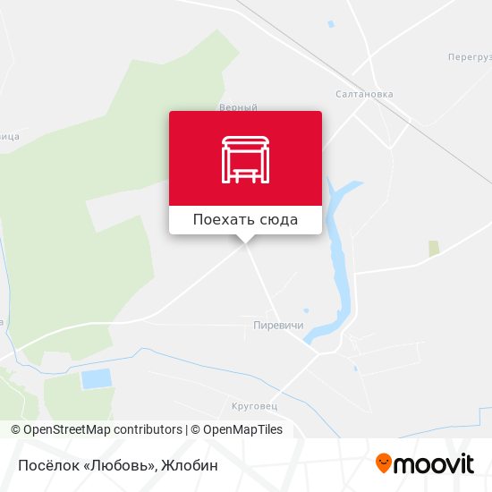 Карта Посёлок «Любовь»
