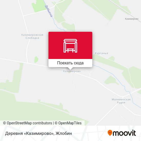 Карта Деревня «Казимирово»