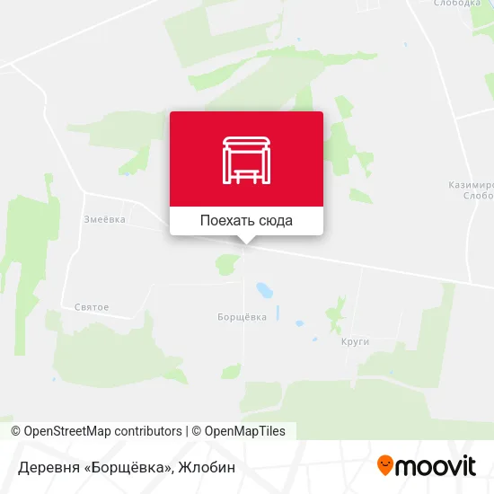 Карта Деревня «Борщёвка»