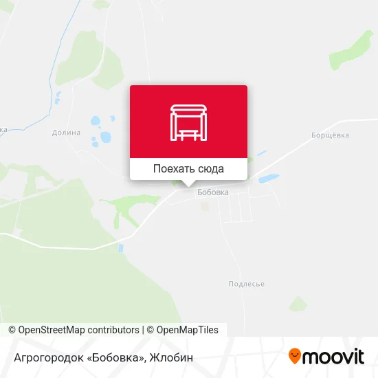 Карта Агрогородок «Бобовка»