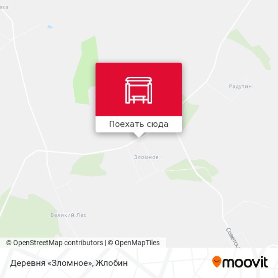 Карта Деревня «Зломное»