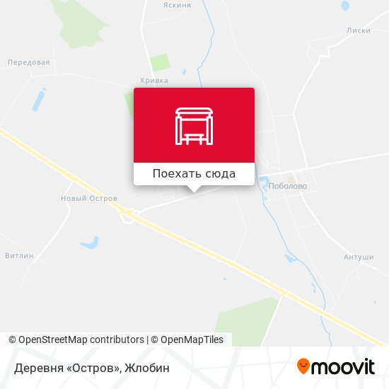 Карта Деревня «Остров»