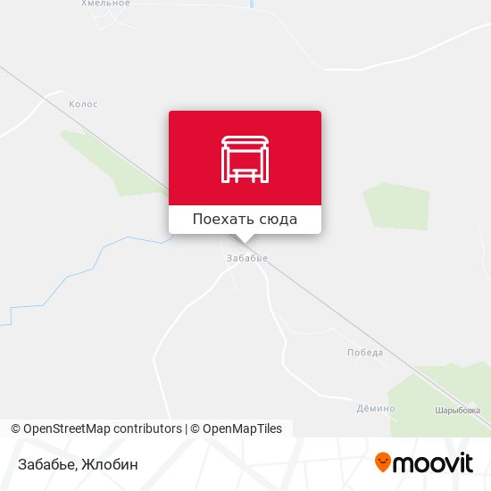 Карта Забабье
