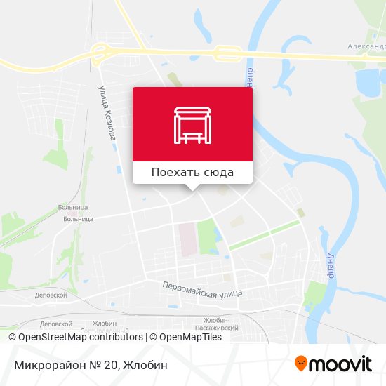 Карта Микрорайон № 20