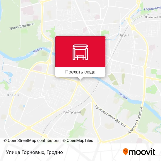 Карта Улица Горновых