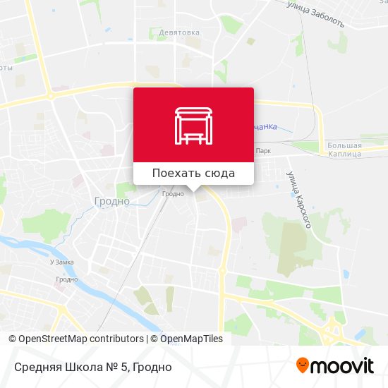 Карта Средняя Школа № 5