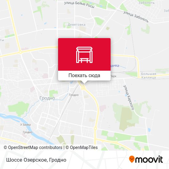 Карта Шоссе Озерское