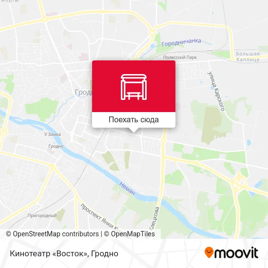 Карта Кинотеатр «Восток»