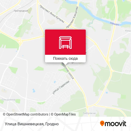 Карта Улица Вишневецкая