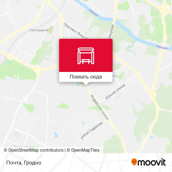 Карта Почта