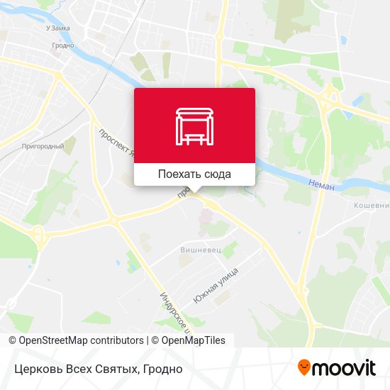 Карта Церковь Всех Святых