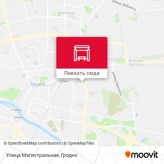 Карта Улица Магистральная