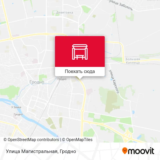 Карта Улица Магистральная