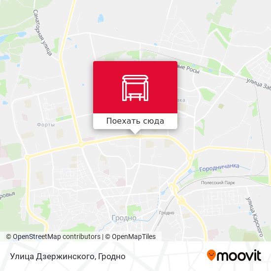 Карта Улица Дзержинского