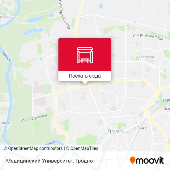 Карта Медицинский Университет