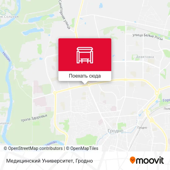 Карта Медицинский Университет