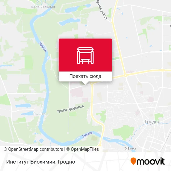 Карта Институт Биохимии