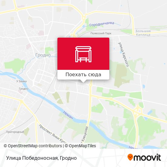 Карта Улица Победоносная