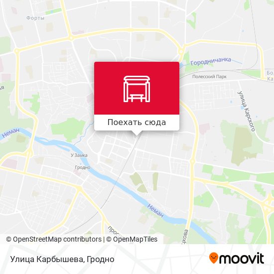 Карта Улица Карбышева