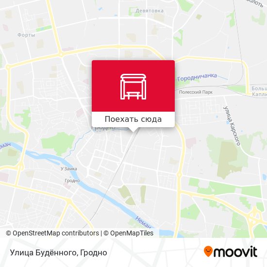 Карта Улица Будённого