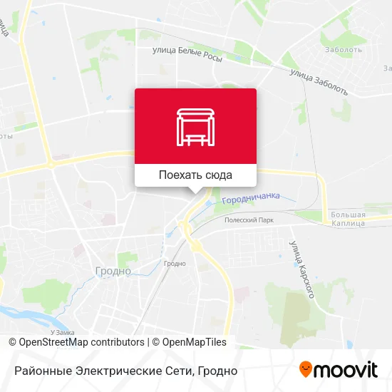 Карта Районные Электрические Сети
