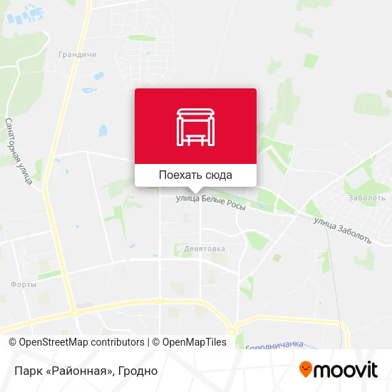 Карта Парк «Районная»
