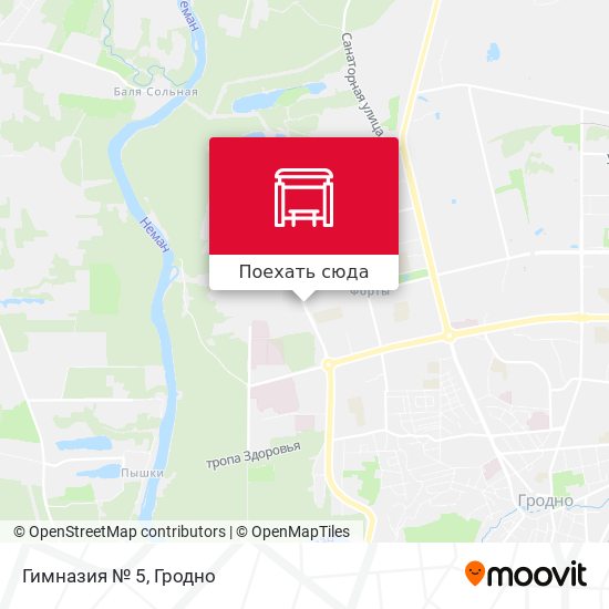 Карта Гимназия № 5