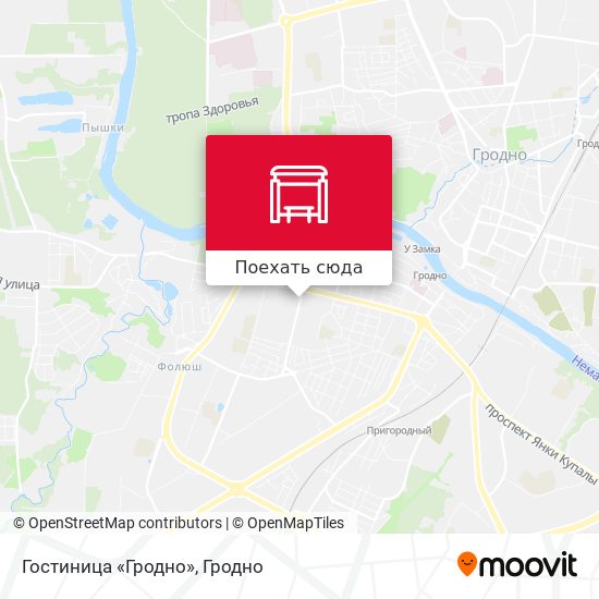 Карта Гостиница «Гродно»
