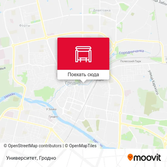 Карта Университет