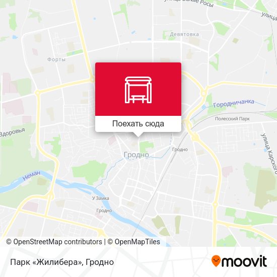 Карта Парк «Жилибера»