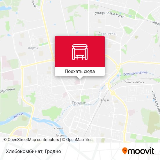 Карта Хлебокомбинат