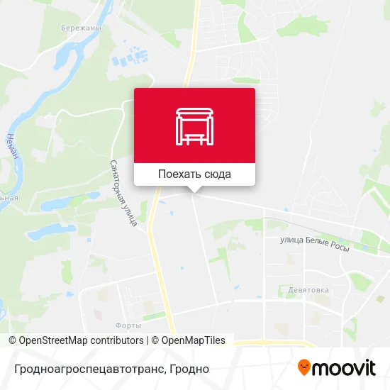 Карта Гродноагроспецавтотранс