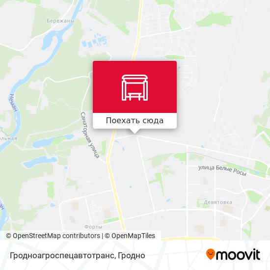 Карта Гродноагроспецавтотранс