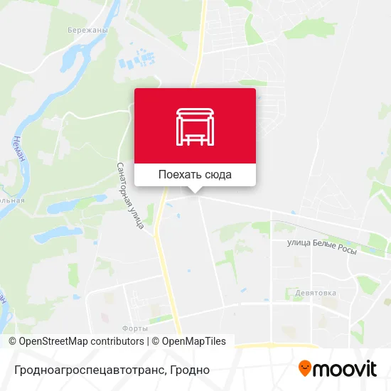 Карта Гродноагроспецавтотранс