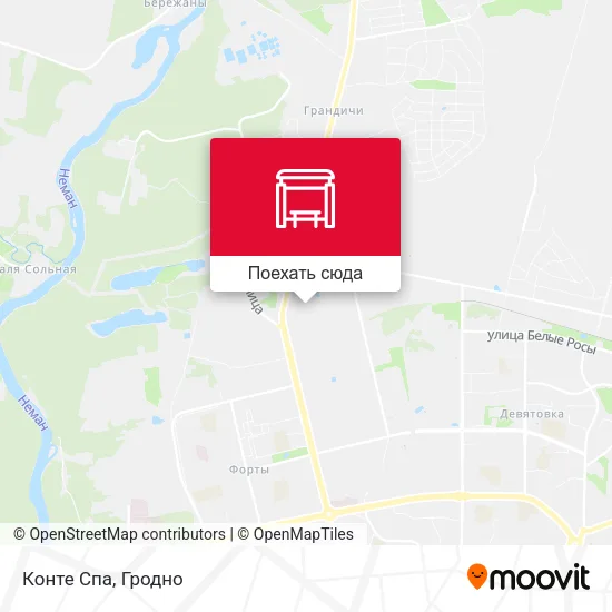 Карта Конте Спа