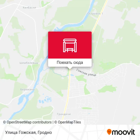 Карта Улица Гожская