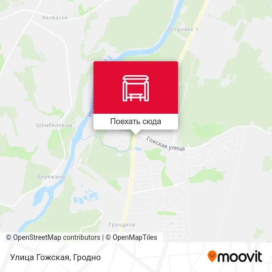 Карта Улица Гожская