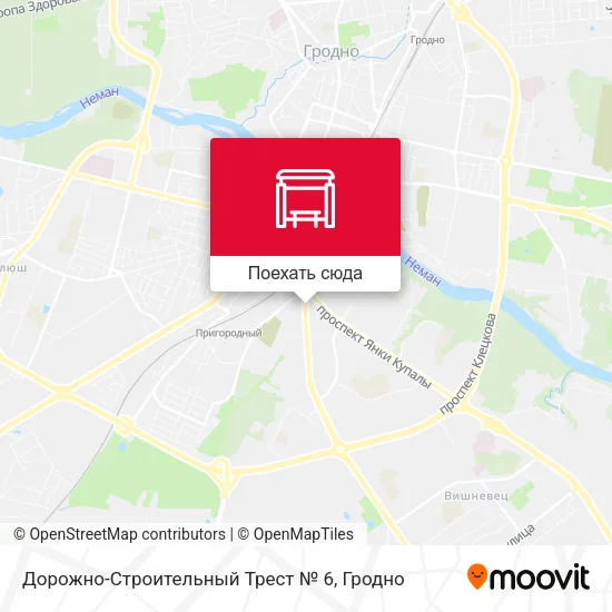 Карта Дорожно-Строительный Трест № 6