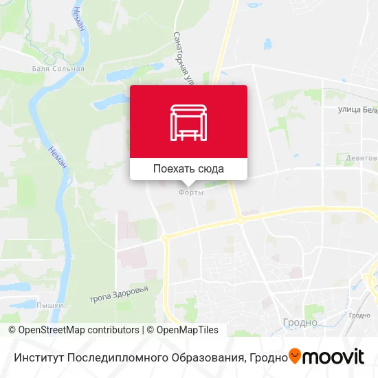 Карта Институт Последипломного Образования