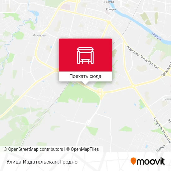 Карта Улица Издательская