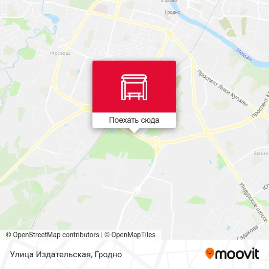 Карта Улица Издательская