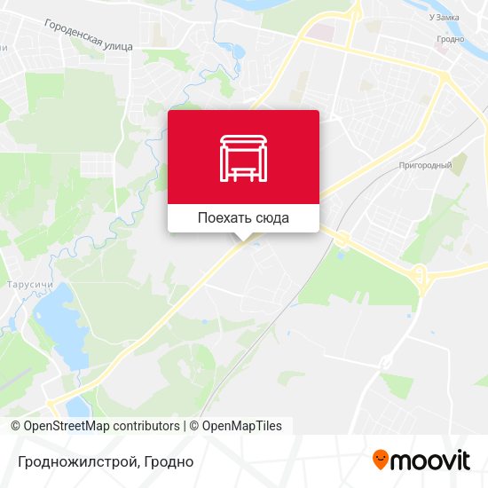 Карта Гродножилстрой