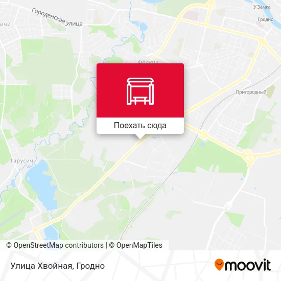 Карта Улица Хвойная