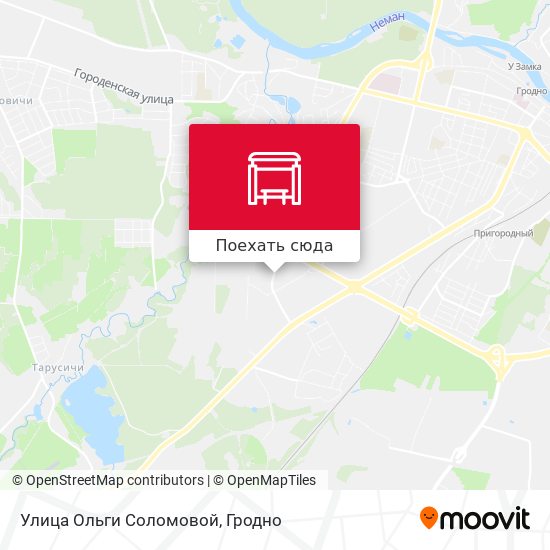 Карта Улица Ольги Соломовой