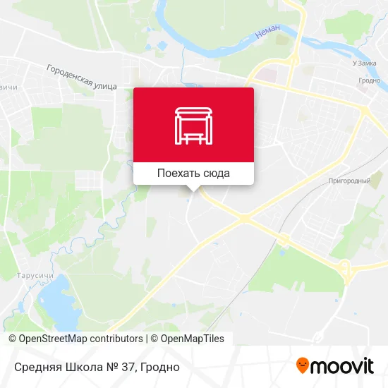Карта Средняя Школа № 37