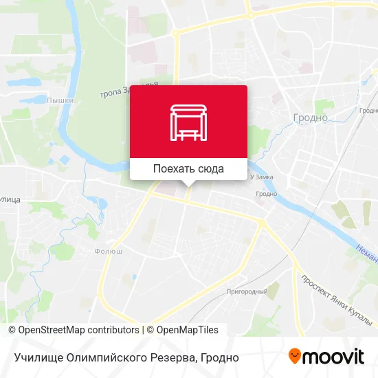 Карта Училище Олимпийского Резерва
