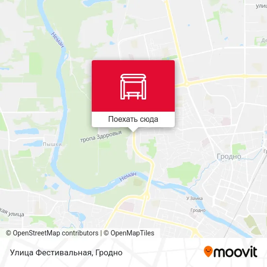 Карта Улица Фестивальная