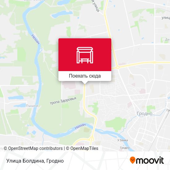 Карта Улица Болдина