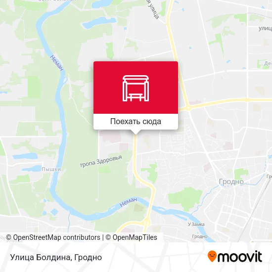 Карта Улица Болдина