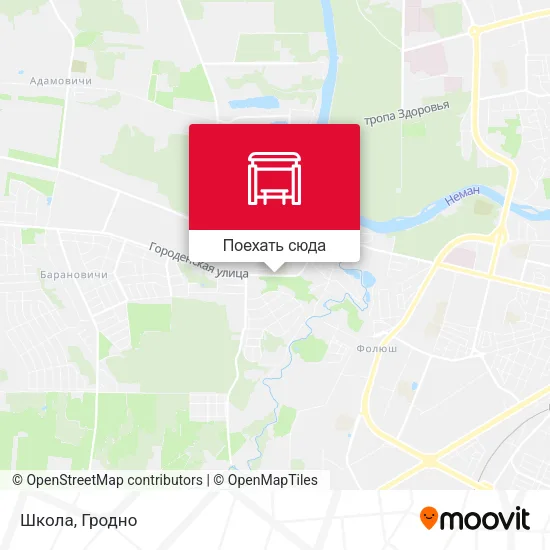 Карта Школа